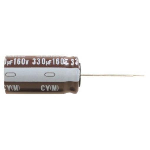Kondenzátor, řada: CY 47 μF ±20 % 400 V dc Radiální vedení UCY2G470MHD, Průchozí otvor Nichicon