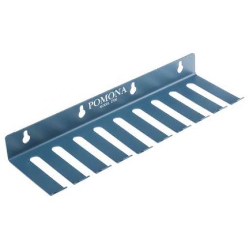 Regály pro zkušební vodiče 2708 9 slotů 11.43 mm, Modrá Pomona