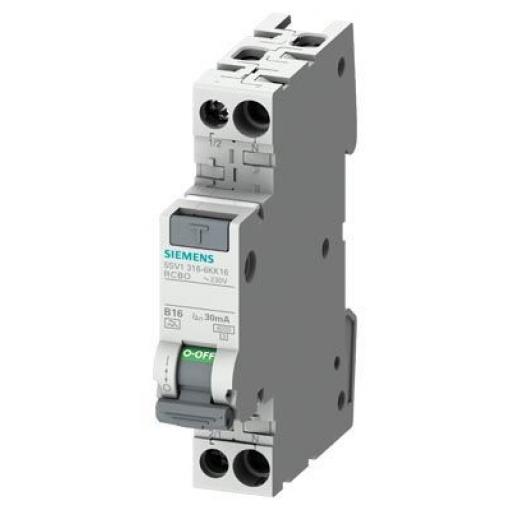 Siemens 1pólový vypínací citlivost 30 mA Typ A