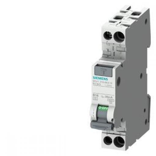 Siemens 1pólový vypínací citlivost 30 mA Typ A