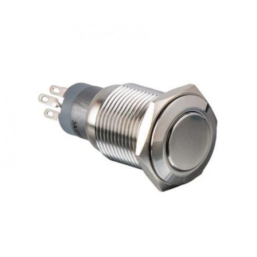 Arcolectric (Bulgin) Ltd Tlačítkový spínač, řada: MP0045 IP67 DPDT Panel Okamžité 16.2 mm 1 A 250 V ac