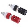 Testovací svorka 15A, Červená, Černá, pokovení kontaktu: Zlacený, 48V 7.2 mm RS PRO