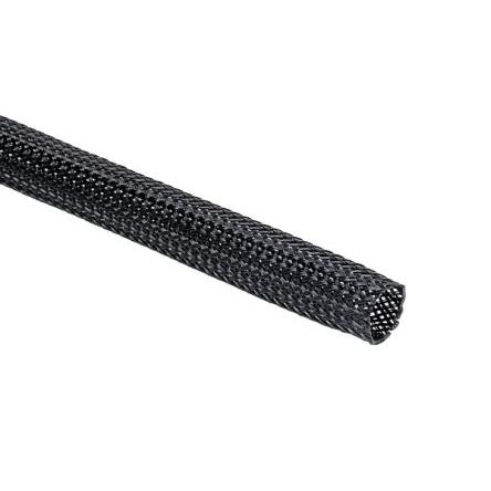 Kabelový návlek Polybutylentereftalát Expanzní poměr Pletený Černá HellermannTyton 17 mm 5m, řada: Helagaine HEGP