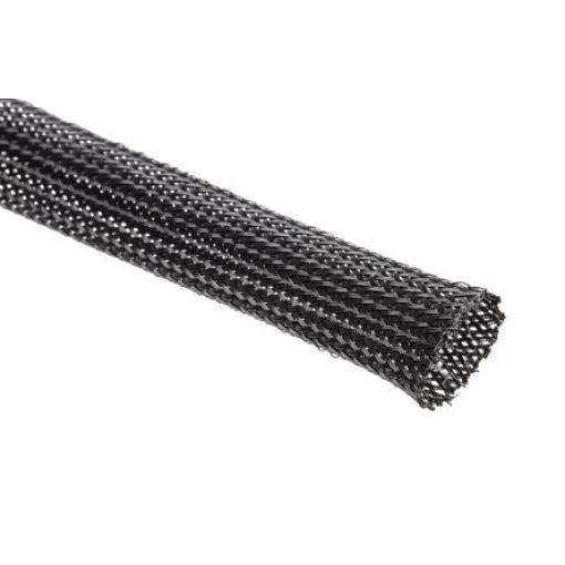 Kabelový návlek Polybutylentereftalát Expanzní poměr Pletený Černá HellermannTyton 20 mm 5m, řada: Helagaine HEGP