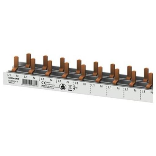 Siemens Přípojnice Měď, rozsah: 5ST 1fázová 230 V rozteč 17.6 mm, rozsah: SENTRON