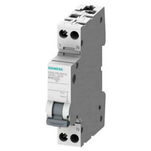 Siemens Požární bezpečnostní jistič, rozsah: 5SV6016 2pólový 13 A vypínací výkon 6000 A, charakteristika: Typ C, rozsah: