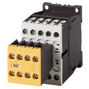Eaton 2 NO, 3 NC Stykač napětí ve vinutí 24V dc 3pólový 7 A 400V ac 3 kW s 3 NO kontakty 24V dc Řízení motoru, rozsah:
