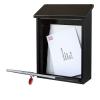 Securikey, Černá Poštovní schránka, výška: 365 mm, šířka: 270 mm, hloubka: 110 mm