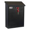 Securikey, Černá Poštovní schránka, výška: 365 mm, šířka: 270 mm, hloubka: 110 mm
