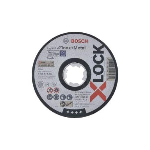 Řezný kotouč 115mm, max. bezpečná rychlost: 80m/s Bosch