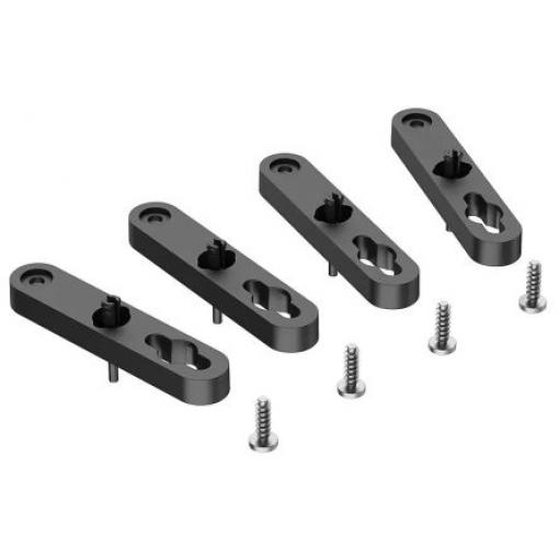 Příslušenství skříně Spelsberg, Polykarbonát Sada montážních příchytek 10 mm, délka: 95 mm 20 mm