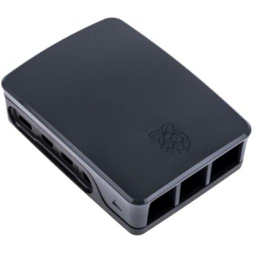 Raspberry Pi Pouzdro Raspberry Pi, řada: Official Plastové Raspberry Pi 4B Šedá, Černá
