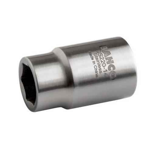 Zásuvka 3/4 in pohon 34 mm 6 bodů Čtvercový, celková délka: 60 mm Bahco
