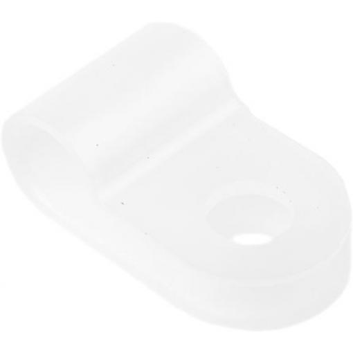 HellermannTyton Spona tvaru P 5 mm (vnitřní prům.), Přírodní, Polyamid