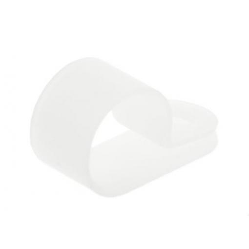 HellermannTyton Spona tvaru P 11 mm (vnitřní prům.), Přírodní, Polyamid