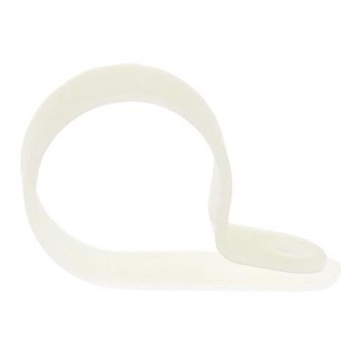 HellermannTyton Spona tvaru P 20.5 mm (vnitřní prům.), Přírodní, Polyamid