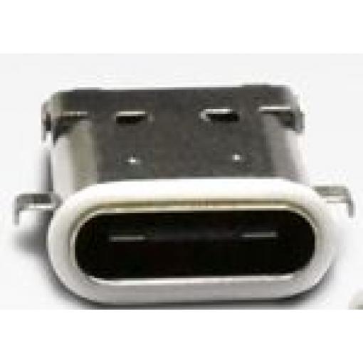 Amphenol Industrial Konektor USB, řada: LP Vnitřní, počet portů: 1portový, orientace těla: Rovný USB typu C, 30 V,