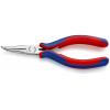 Kleště s dlouhými čelistmi 35 82, celková délka: 145 mm 1, Chromová ocel délka čelistí 35mm Knipex Ohnutý nos