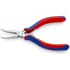 Kleště s dlouhými čelistmi 35 82, celková délka: 145 mm 1, Chromová ocel délka čelistí 35mm Knipex Ohnutý nos
