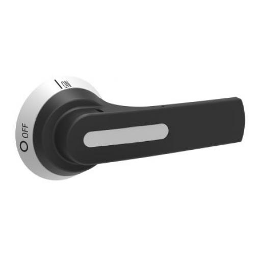 Otočná klika Černá, řada: GL, pro použití s: GL160-315A, délka: 125 mm IP66, IP69K Lovato