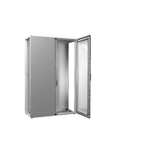 Rittal Stojací skříň, řada: VX25 Šedá 2 Ocelový plech 999 mm IP55 408 mm 1808 mm