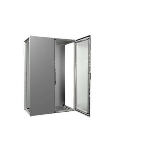 Rittal Stojací skříň, řada: VX25 Šedá 2 Ocelový plech 1199 mm IP55 608 mm 1808 mm