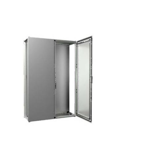 Rittal Stojací skříň, řada: VX25 Šedá 2 Ocelový plech 1199 mm IP55 408 mm 1808 mm