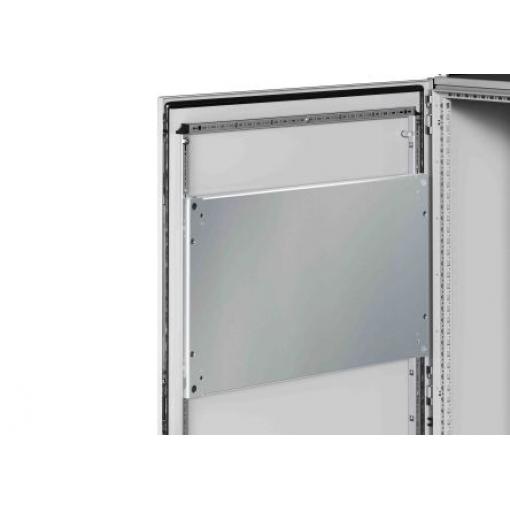 Rittal Regálový panel 19in Deska pro částečnou montáž, Ocelový plech barva RAL 7035 800 mm