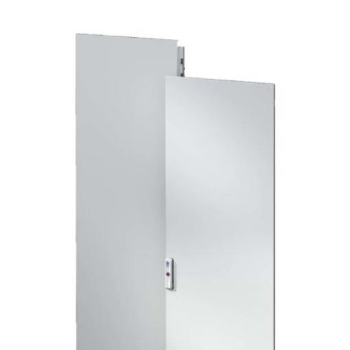 Rittal Regálový panel 19in Uzamykatelné a přilehlé dveře, Ocelový plech barva RAL 7035