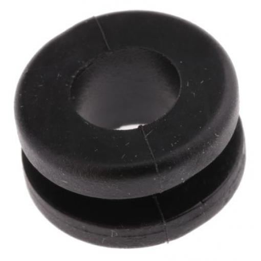 Kabelová průchodka, řada: HV Kabelová průchodka průměr kabelu 9 mm až 8 mm Polyvinylchlorid Černá HellermannTyton