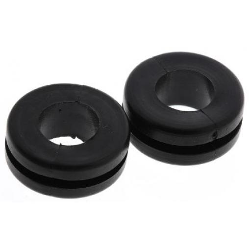 Kabelová průchodka, řada: HV Kabelová průchodka až 8 mm Polyvinylchlorid Černá HellermannTyton 633-03030