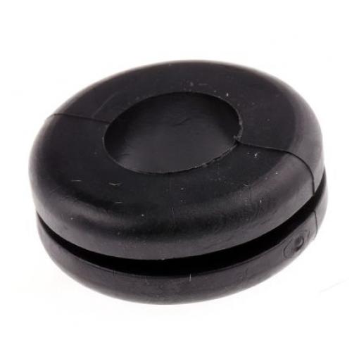 Kabelová průchodka, řada: HV Kabelová průchodka až 12 mm Polyvinylchlorid Černá HellermannTyton 633-01010