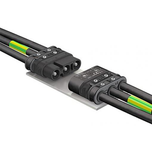 Kulatý konektor, počet kontaktů: 3, Kabel, velikost: 8 mm Staubli, pohlaví kontaktu: Vnější, orientace těla: Rovný