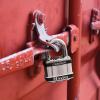 Master Lock Visací zámek S klíčem Odolnost vůči povětrnostním vlivům, Nerezová ocel Obojí 8 mm třmen, Stříbrná 44 mm