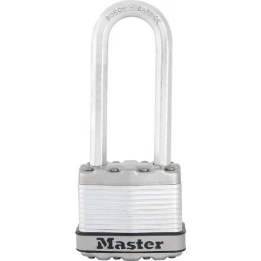 Master Lock Visací zámek Klíč Stejné klíčování Odolnost vůči povětrnostním vlivům, Nerezová ocel Obojí 8 mm třmen,