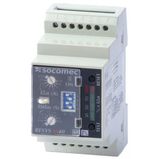 Socomec Uzemňovací relé 47/63 Hz 0.03 mA to 30 A 2