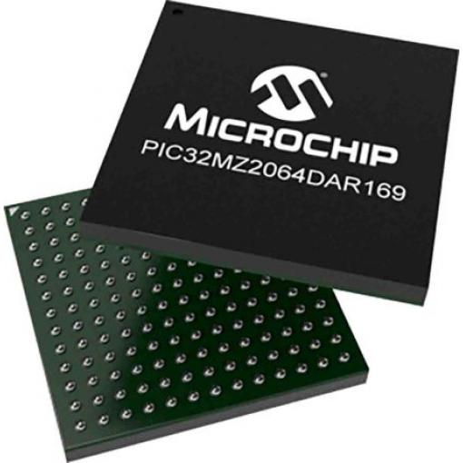 Microchip Mikrokontrolér PIC32MZ2064DAR169-I/6J 32 bit, standard: AEC-Q100 MIPS32 microAptiv 200 MHz 2MB Blesk 640 kB