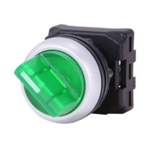 RS PRO 2 Hlava přepínače 22 mm Zelená