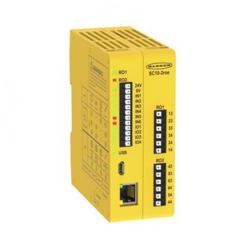 Bezpečnostní kontrolér, rozsah: SC10-2 LED kontrolka 10 2 24V dc Banner