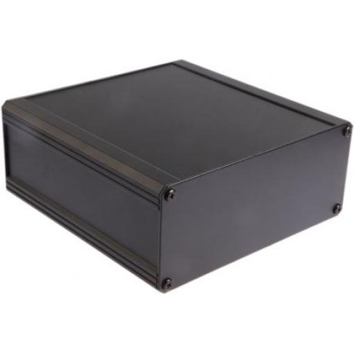 RS PRO Skříň chladicího tělesa, řada: EAB IP40 Nestíněný barva Černá barva Černá Extrudovaný hliník 200 mm 41 mm 100 mm