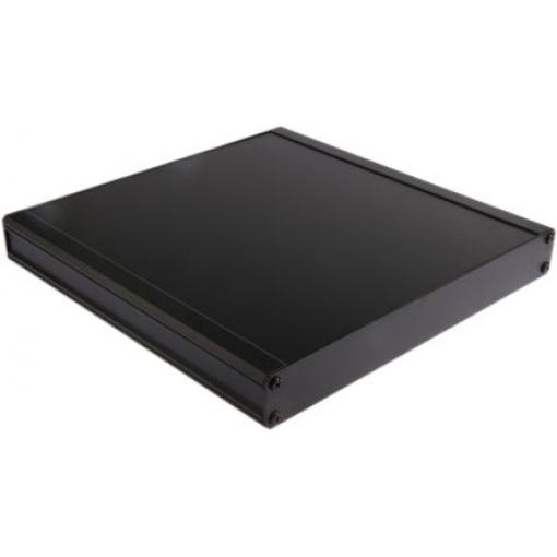 RS PRO Skříň chladicího tělesa, řada: EAB IP40 Nestíněný barva Černá barva Černá Extrudovaný hliník 300 mm 41 mm 300 mm