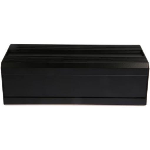 RS PRO Skříň chladicího tělesa, řada: EAB IP40 Nestíněný barva Černá barva Černá Extrudovaný hliník 300 mm 86 mm 100 mm