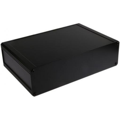 RS PRO Skříň chladicího tělesa, řada: EAB IP40 Nestíněný barva Černá barva Černá Extrudovaný hliník 200 mm 86 mm 300 mm