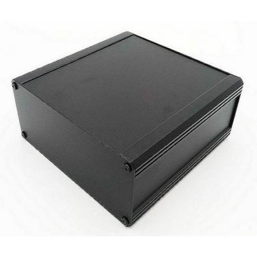 RS PRO Skříň chladicího tělesa, řada: EAB IP40 Nestíněný barva Černá barva Černá Extrudovaný hliník 200 mm 175 mm 100 mm