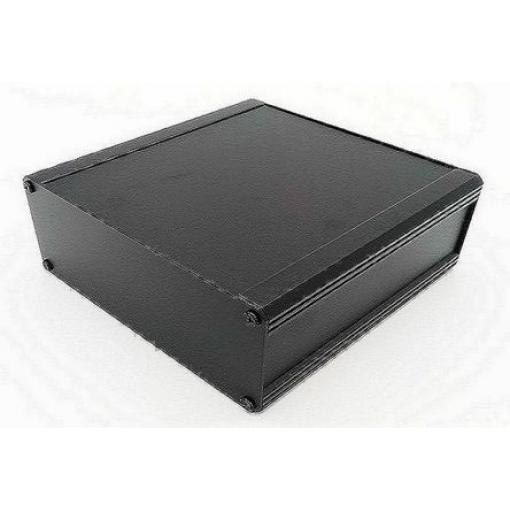 RS PRO Skříň chladicího tělesa, řada: EAB IP40 Nestíněný barva Černá barva Černá Extrudovaný hliník 400 mm 175 mm 100 mm