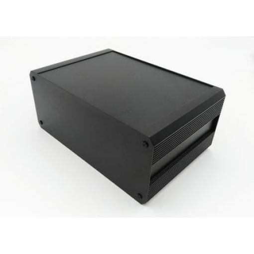 RS PRO Skříň chladicího tělesa, řada: EAB IP40 Nestíněný barva Černá barva Černá Extrudovaný hliník 400 mm 175 mm 300 mm