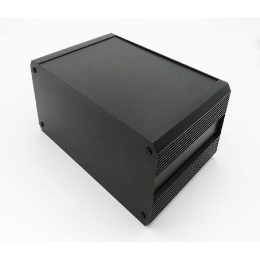 RS PRO Skříň chladicího tělesa, řada: EAB IP40 Nestíněný barva Černá barva Černá Extrudovaný hliník 200 mm 219 mm 300 mm