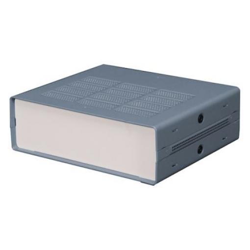 RS PRO Pouzdro, řada: SA IP30 Nestíněný barva Šedá barva Šedá Extrudovaný hliník 178 mm 87 mm 203 mm