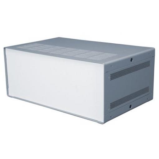 RS PRO Pouzdro, řada: SA IP30 Nestíněný barva Šedá barva Šedá Extrudovaný hliník 279 mm 131 mm 203 mm