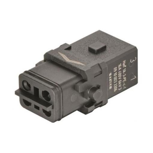 HARTING Vložka napájecího konektoru pro vysoká zatížení 16 A Vnitřní Han 1A 3